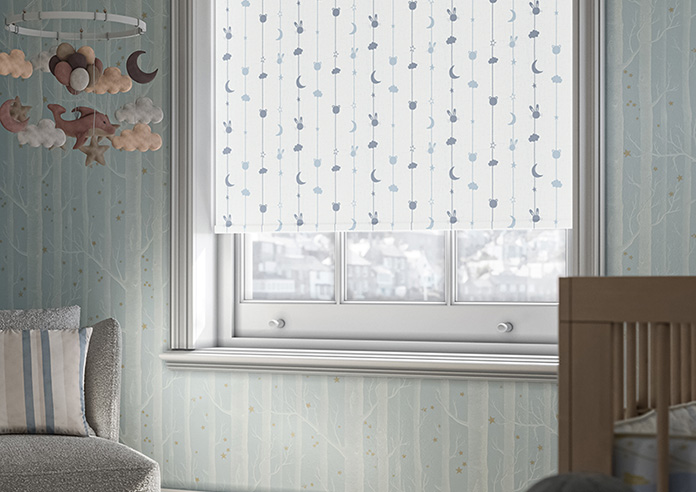 Nursery Mobile, Midnight - Twist&Fit Roller Blind - Image 5